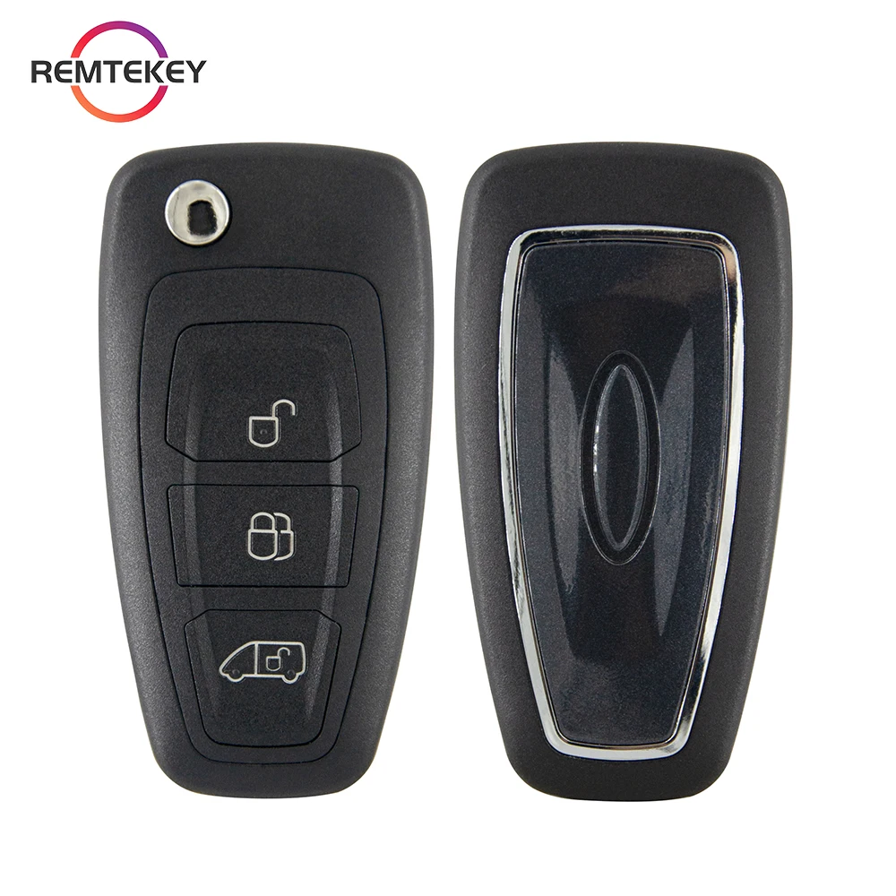 

REMTEKEY Flip Remote Key FCC A2C53435329 3 Button 433Mhz FSK ID49 Chip for Ford Transit Custom Connect Tourneo 2017-2019