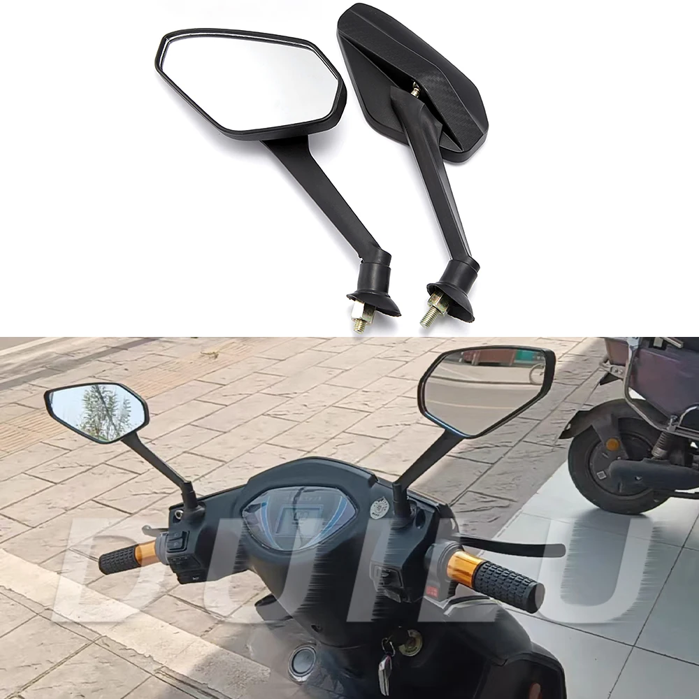 

8mm Rear View Rearview Side Mirrors For Citycoco Motorcycle Side Mirrors Accessories Rear View Rearview Electric Scooter