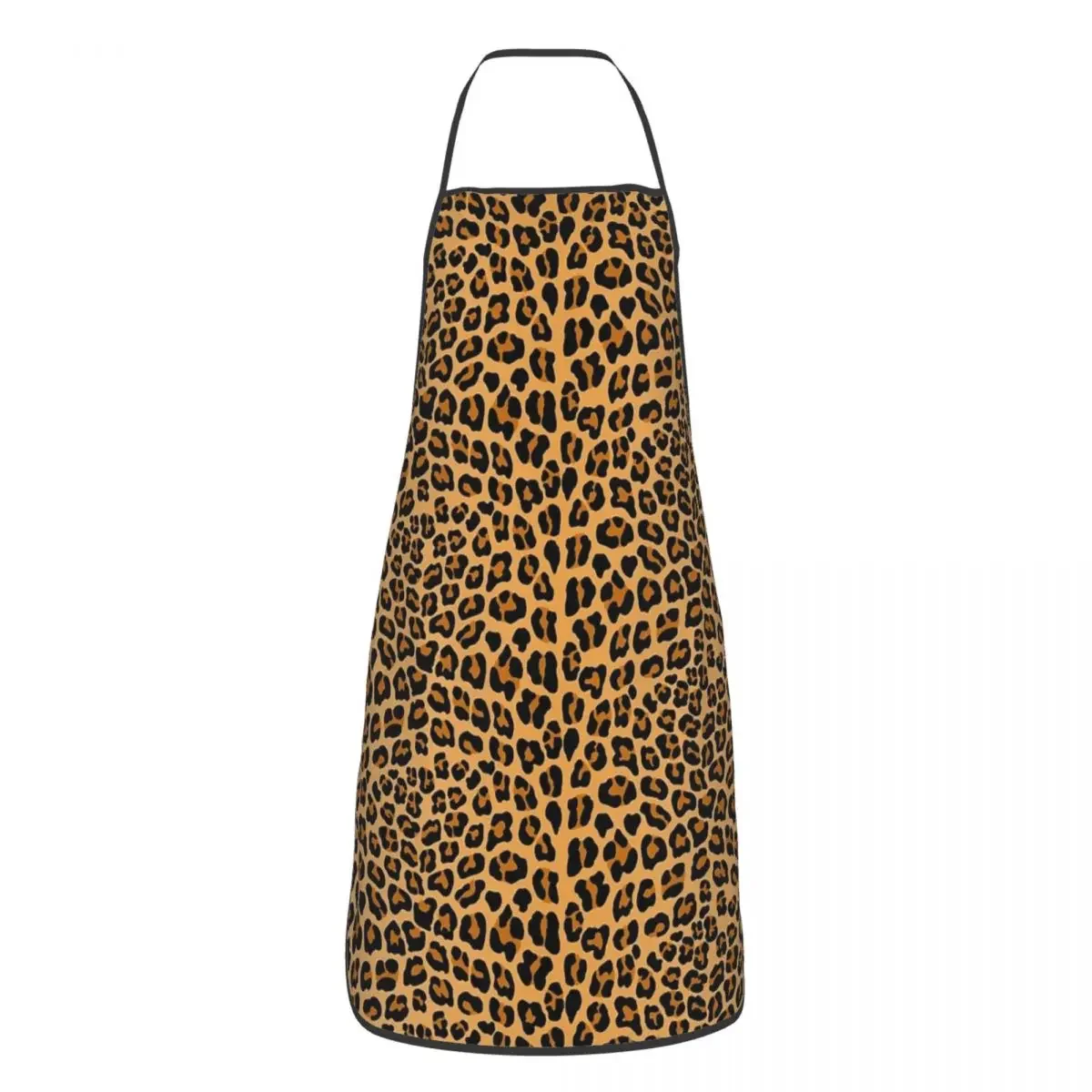 Leopard Print Aprons Chef Cooking Baking Tablier Sleeveless Bib Kitchen Cleaning Pinafore for Women Men Painting