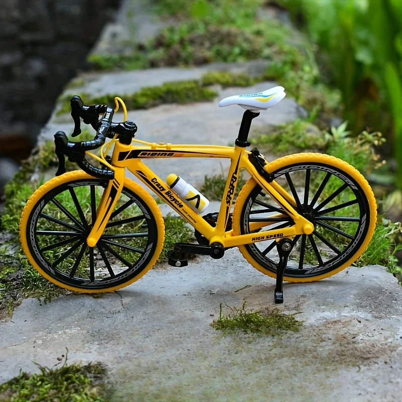ประณีต 1:8 รุ่นจักรยานDiecastโลหะปลายนิ้วจักรยานเสือภูเขาจําลองผู้ใหญ่ของเล่นสะสม