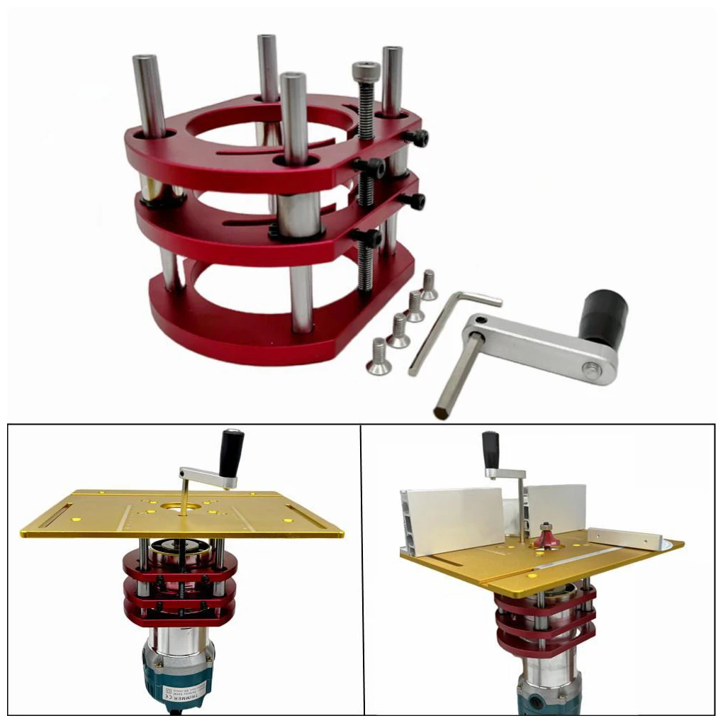 Router Lifting Table Insert Plate Easy Installation Smooth And Bright Surface Wide Application Router Lift