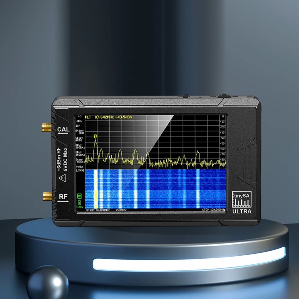 

2-in-1 Upgraded Hand held tiny Spectrum analyzer TinySA 2.8" display 100kHz to 350MHz with ESD proteced Version