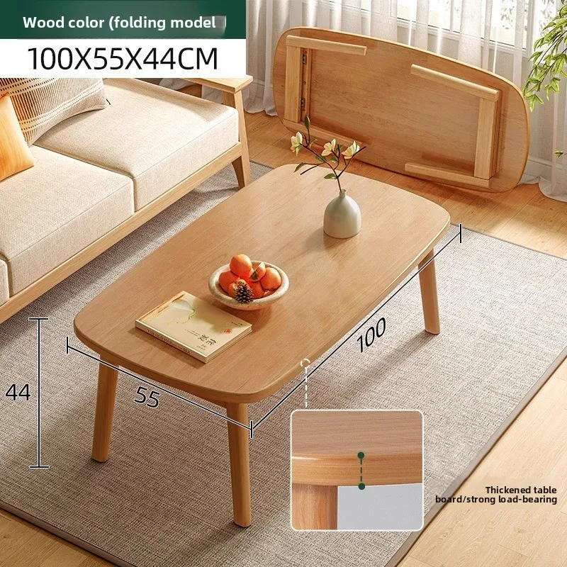 

Устойчивый столик для эркера, складной столик-канг, большой домашний чайный столик, кофейный столик, обеденный стол, прочный прикроватный столик для учебы