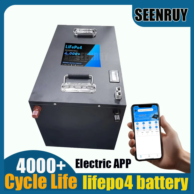 LI-IRON 84V 70AH Lifepo4 Battery with ANT BMS 6000W 8000W 10000W For Van Sightseeing Vehicle Golf Cart