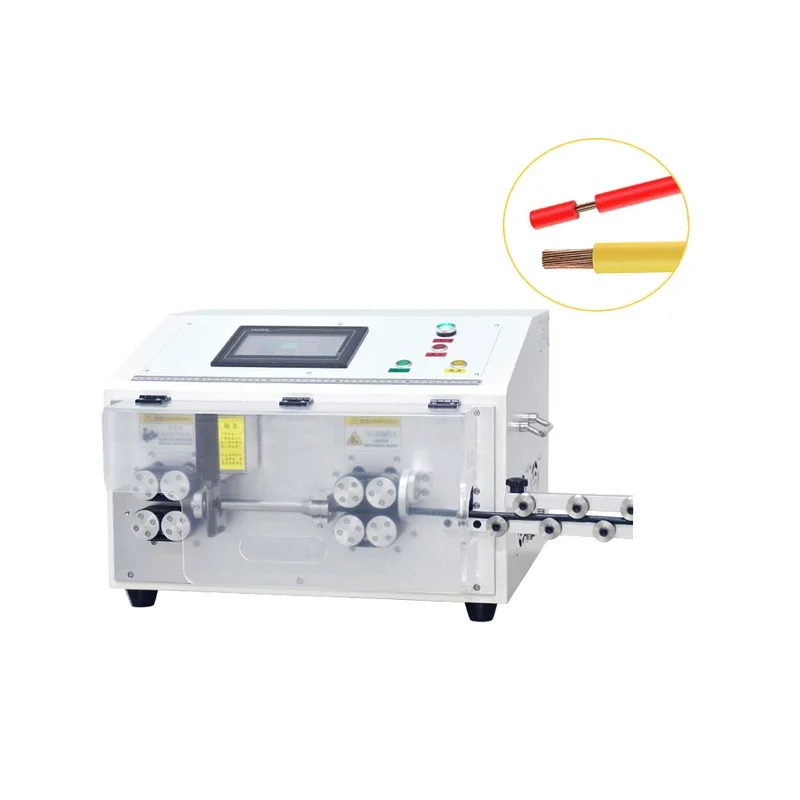 Fully automatic internal and outer skin stripping machine computer wire cable cutting machine with factory price