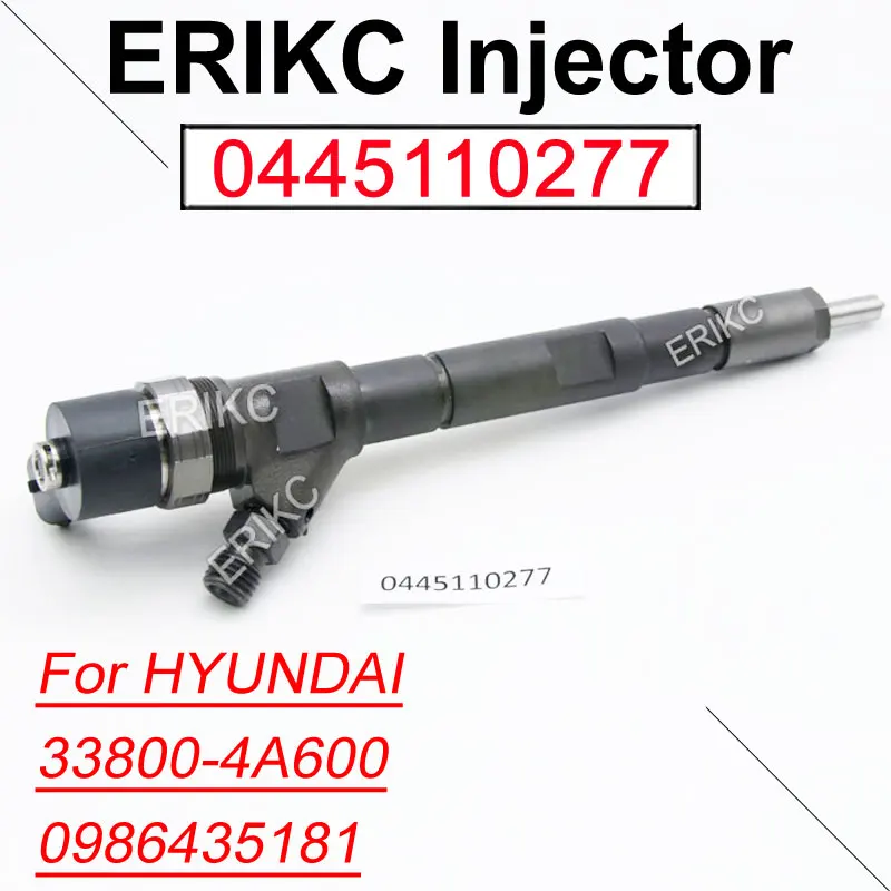 0445110277 DIESEL FUEL INJECTOR 0 445 110 277 Common Rail Inyector Sprayer 0445 110 277 for BOSCH HYUNDAI KIA 33800-4A600