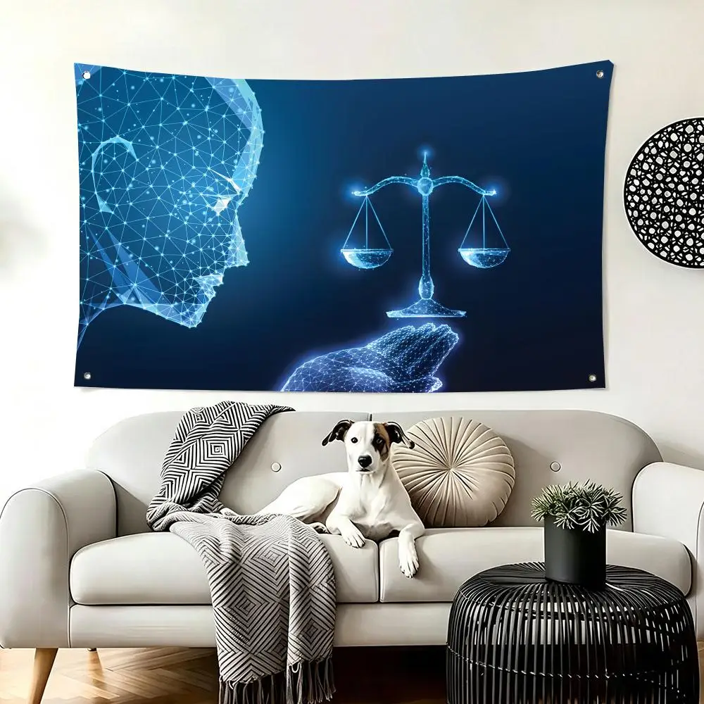 AI Artificial intelligence applications Flags  For Living Room Home Dorm Decor Wall Outdoor Camping Party Banner Gifts