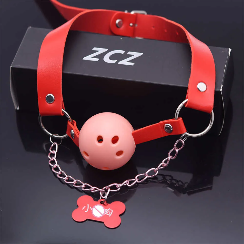 الفم الكمامة الرقيق BDSM أدوات الجنس لعب للأزواج منتجات جنسية الجلود تسخير عبودية Restranit حزام الكمامة الكرة ألعاب الكبار