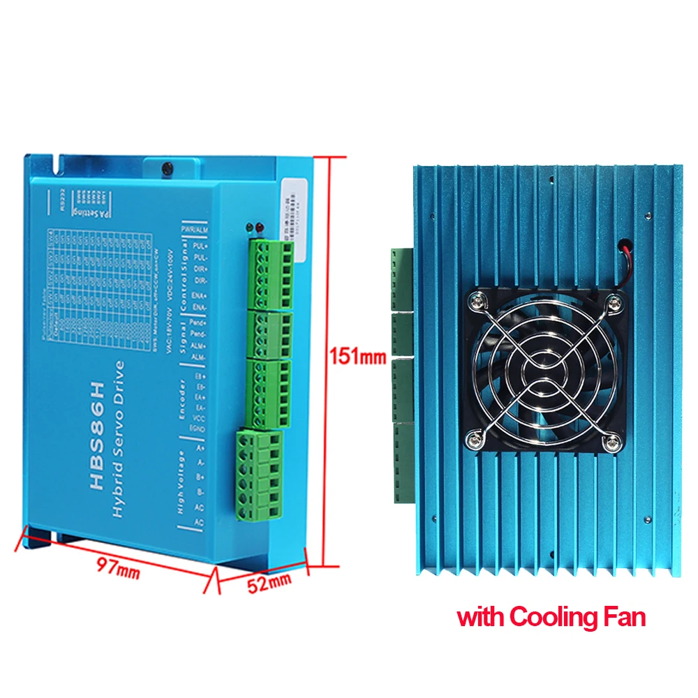 Imagem -03 - Motor de Passo com Circuito Fechado Nema34 Codificador Hybird Fácil Servomotor e Redutor Planetário Kit de Fonte de Alimentação de 400w 45nm 8.5nm 12nm Nema34 86 mm