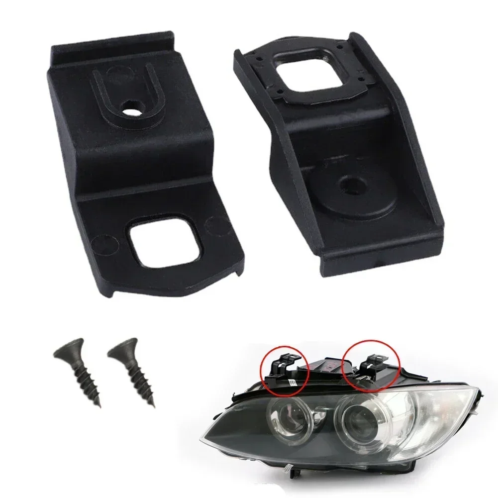 Carhome 2pcs Headlight Mount Tab Repair Kit 63117182519 For BMW E92 E93 330 325 320 318 316 335 Coupe Convertible 2-door 2007-20