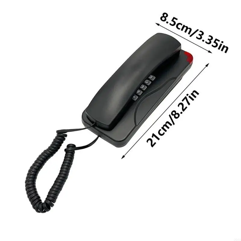 هاتف خطوط الأرض المحمولة بالحبال المحمولة مع العدد الأخير Redial ثابت 203A