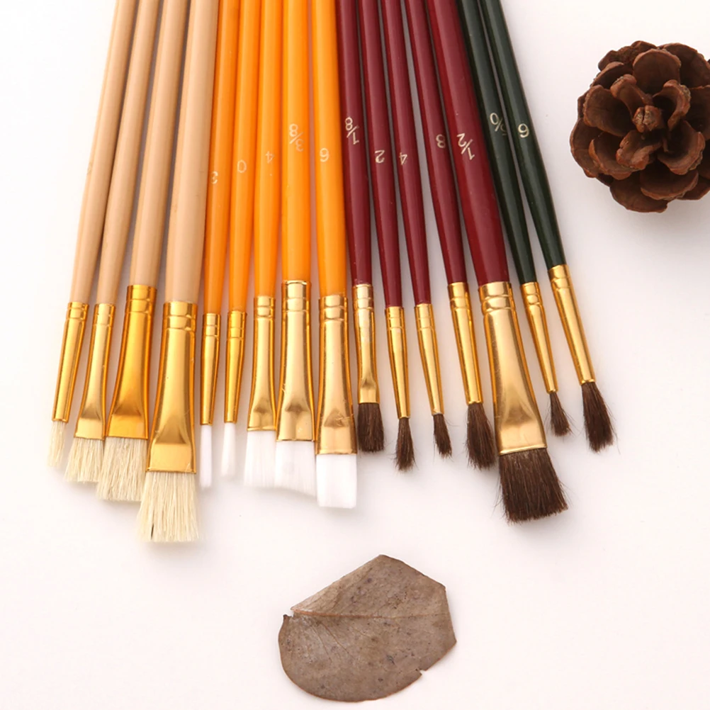 

25pcs Oil Painting Premium Art Paint Tools For Students Watercolor Brush Set Durable Handle Diy Craft Gift