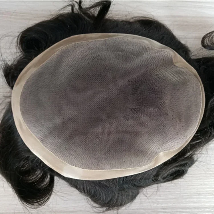 wholesale human hair mono men toupee wig