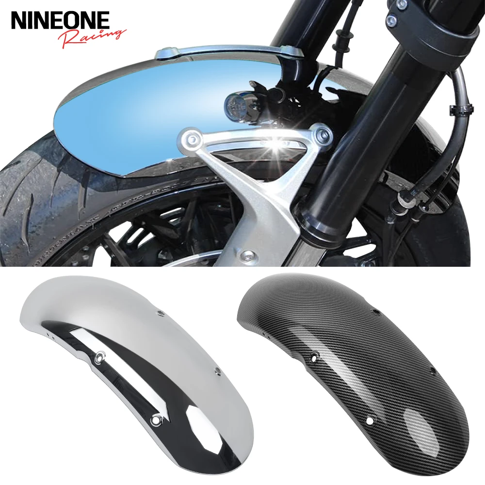 

For Kawasaki Z900RS 2018-2025 Chrome Fairing Z900 RS Cafe Motorcycle Front Wheel Fender Mudguard Splash Guard Cover Accessories