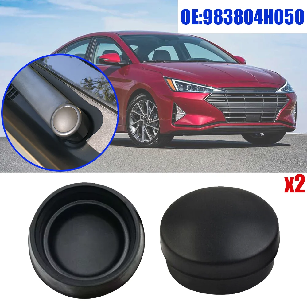 2X 983804H050 Front Windscreen Wiper Arm Bolt Cover Cap For Hyundai Elantra 2006 2007 2008 2009 2010 New Accessories