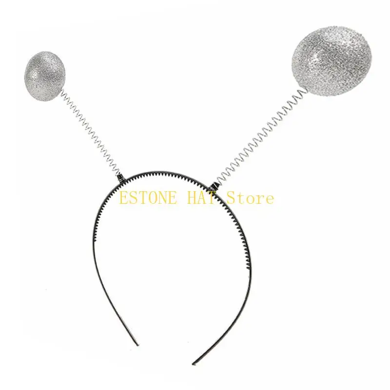 

49MF блестящая пудра повязка на голову для дискотек вечерние декоративные обручи для волос праздничный реквизит винтажные для в