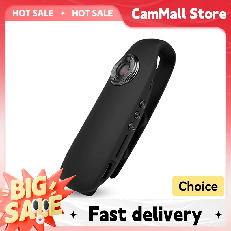 1080P HD لقطة حلقة تسجيل كام كشف الحركة كاميرات فيديو صغيرة للرؤية الليلية مسجل صوتي قلم الشرطة لركوب الدراجات في الهواء الطلق
