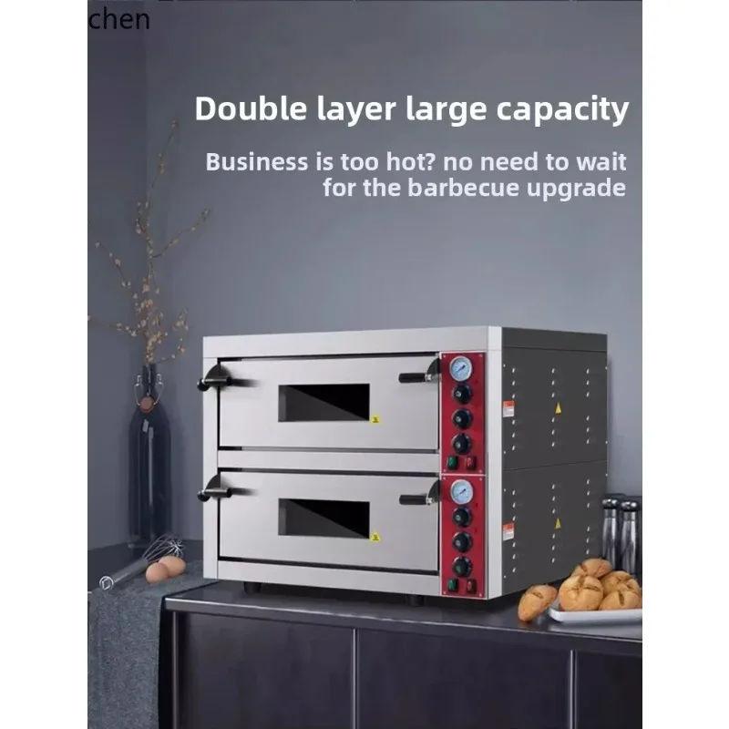 cc26  Pia Oven Commercial Double Layer Large Slate Electric Oven Bread Cake Electric Oven