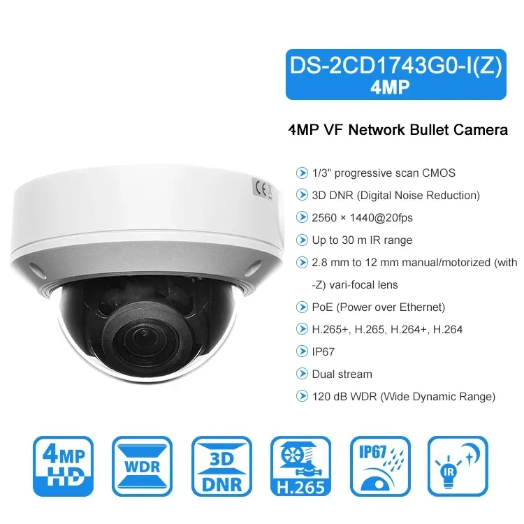 2026 Hikvisio professional veiligheid ip cameras 4 pixel  videos camera kit home security alarm system NVR camara set