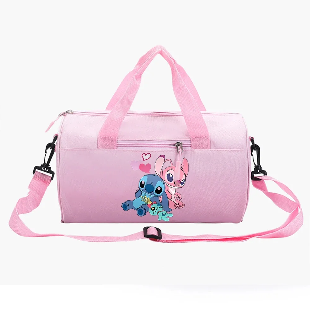 Children\'s Travel Bags Disney Ohana Stitch Designer Handbag Girl Dance Sport Storage Luggage Waterproof Duffel Bag for Boy