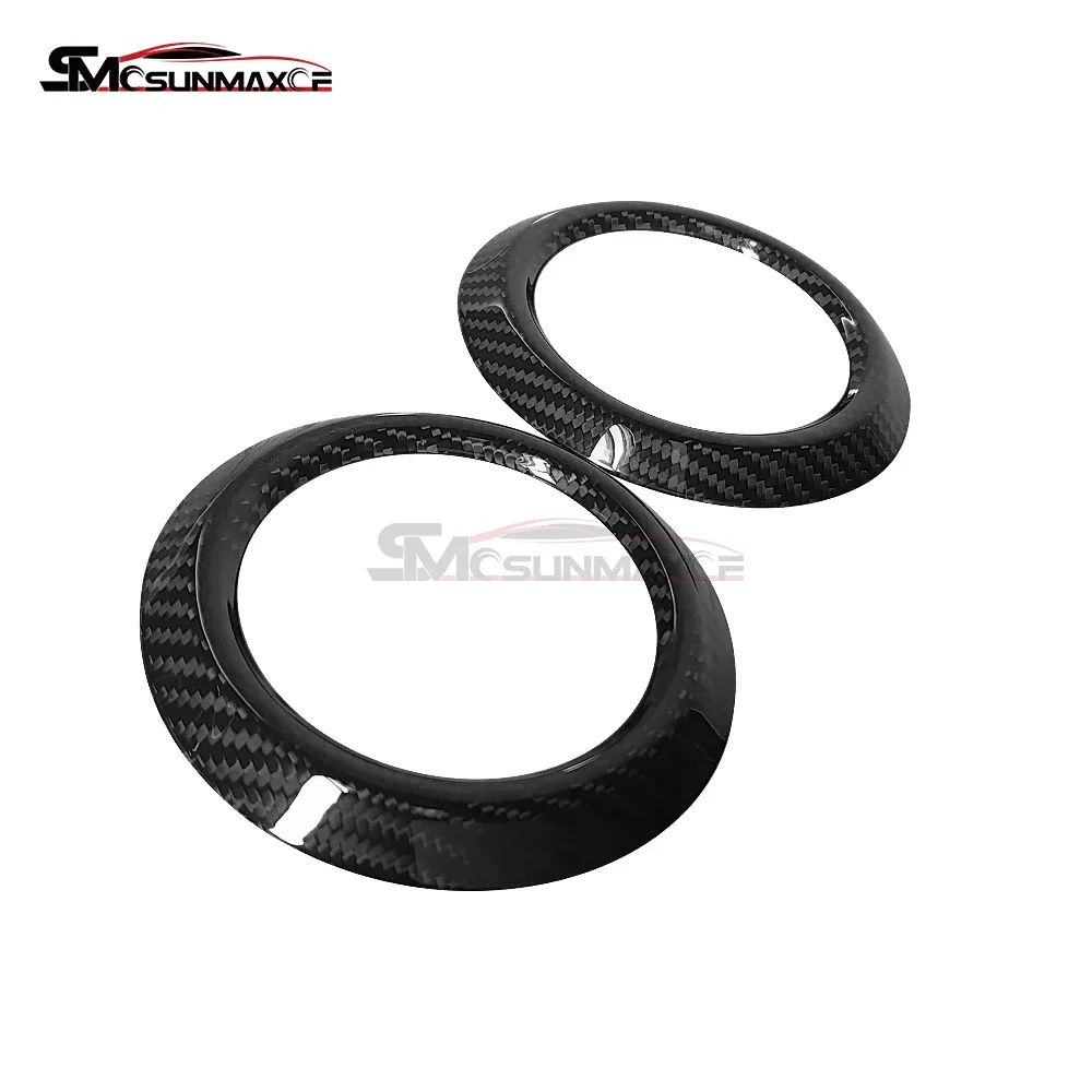 

Real Carbon Fiber Interior Dashboard Air Outlet Vent Ring Cover For 2015-2023 Mercedes Benz AMG GT GTS GTR C190 R190