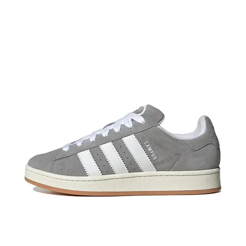 Adidas Originals Campus 00s Retro bequeme, langlebige, bequeme, atmungsaktive, leichte Boardschuhe in Grau, Weiß, Braun