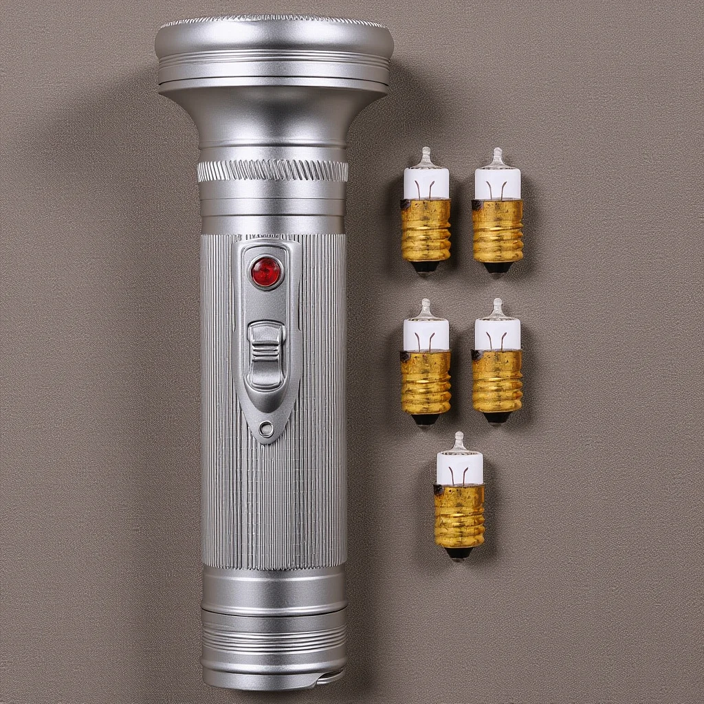 

Flashlight Retro Design Heritage Torch for Home Office Decor Party Supplies Photo Prop Stage Decoration Timeless