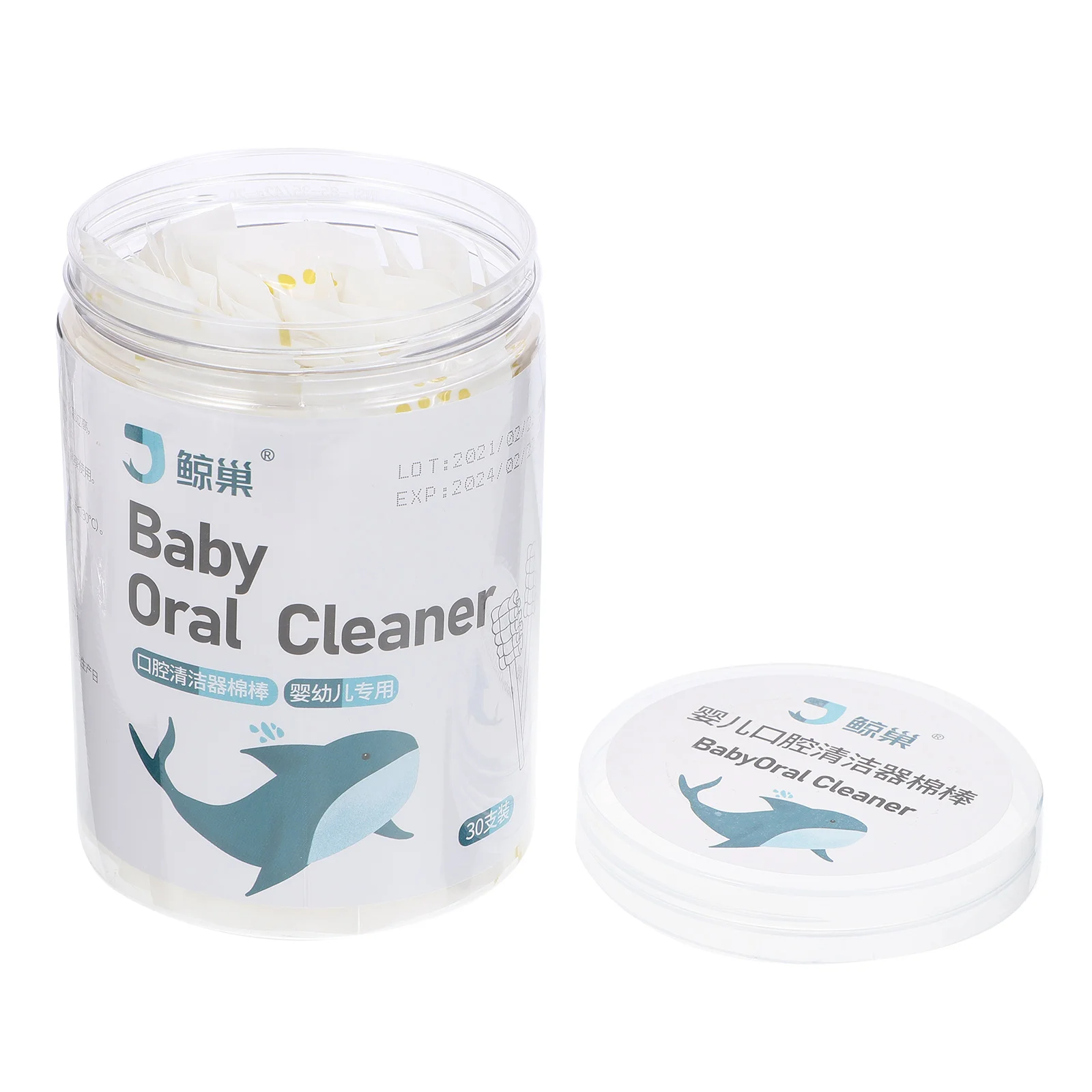 30 Pcs Baby Cleaning Oral Stick Kids Brush Tools Toddler Toothbrush Cleaner Hygienic Gauze Safety