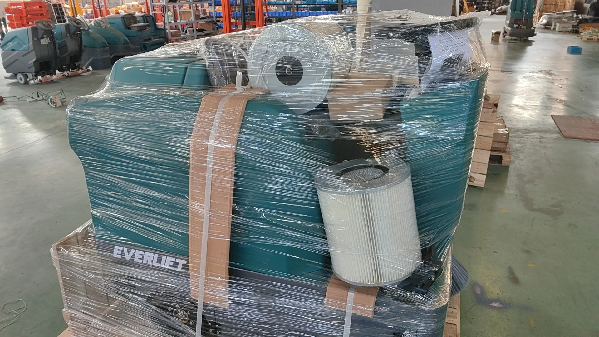 Attrezzatura per la pulizia della spazzatrice per pavimenti automatica di marca EVERLIFT con CE