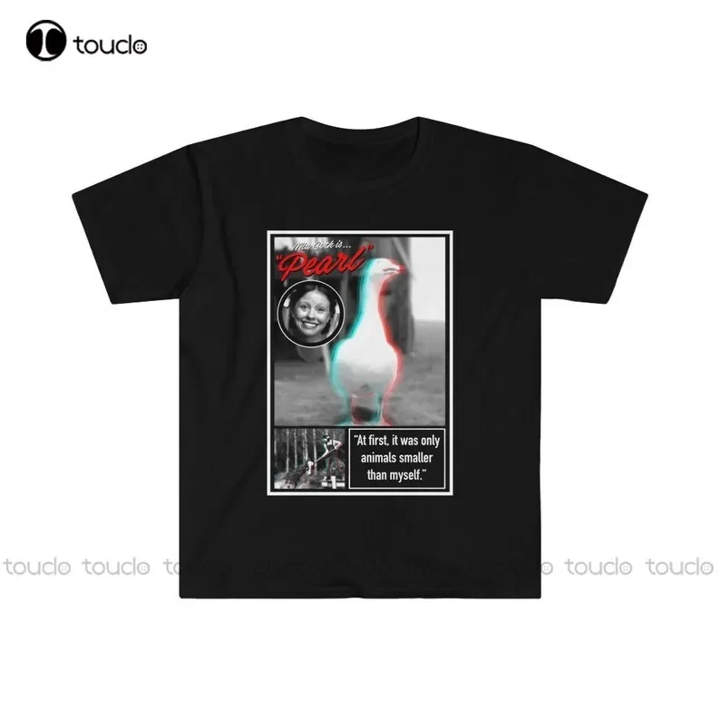 لؤلؤة X Prequel Ti West Mia Goth أوزة المشارك تصميم مخصص الكبار في سن المراهقة للجنسين الطباعة الرقمية تي شيرت هدية الكريسماس Xs-5Xl #1