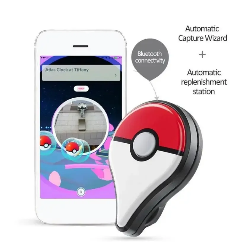 Bracciale con cattura automatica per giochi Pokemon Go Plus per cinturino compatibile Bluetooth per accessori di gioco Android/IOS
