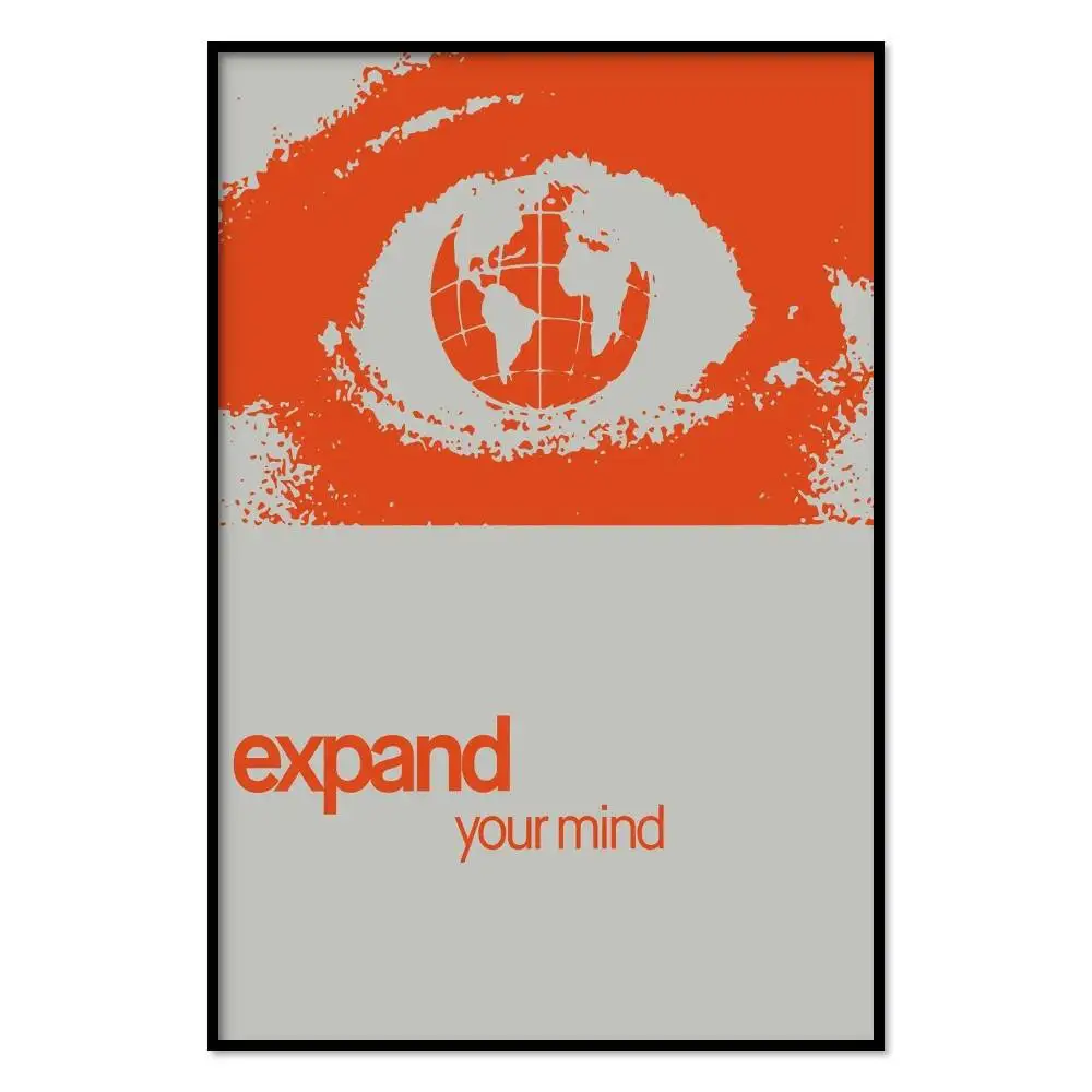 Expand your mind Poster Paper Print Home Living Room Bedroom Entrance Bar Cafe Art Painting Decoration