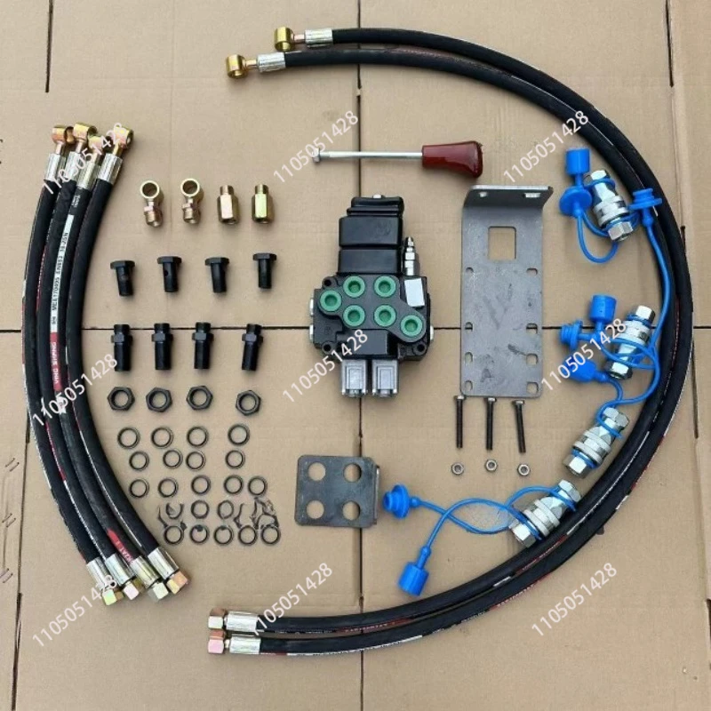Tractor modification with multi-way valve distributor