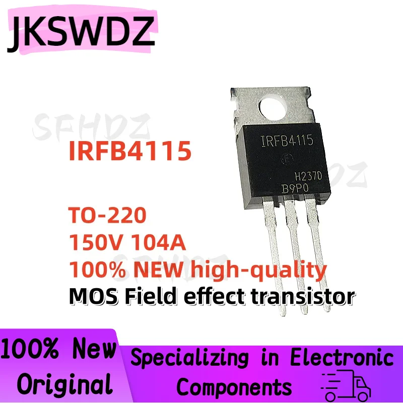 

10/20/50PCS 100% NEW high-quality IRFB4115PBF IRFB4115 TO-220 MOSFET 150V 104A Transistor Best Quality In Stock