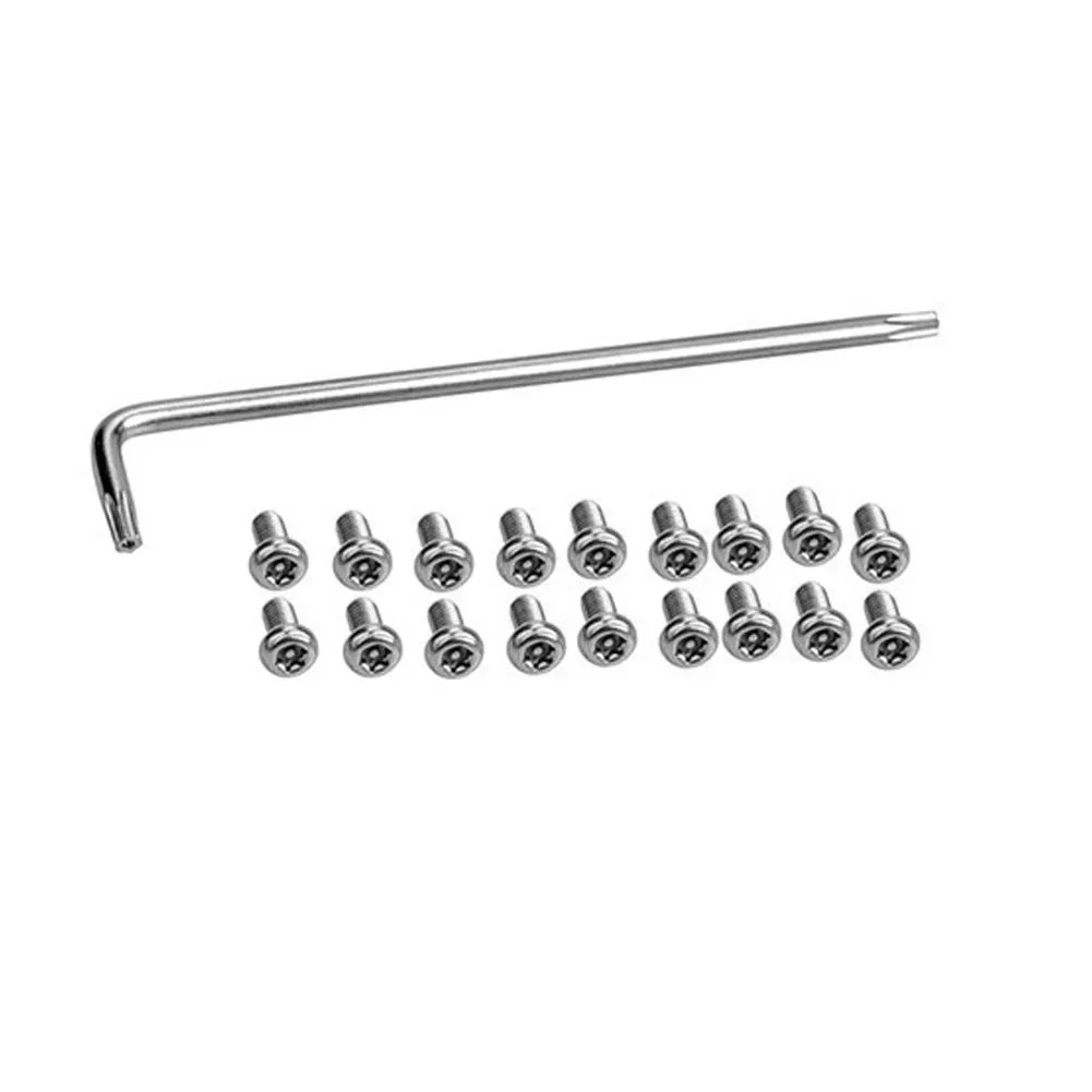 18PCS Electric Scooter Bottom Battery Cover Screw 10*4mm Stainless Steel Metal Screws For Ninebot MAX G30 Cycling Repair Tools