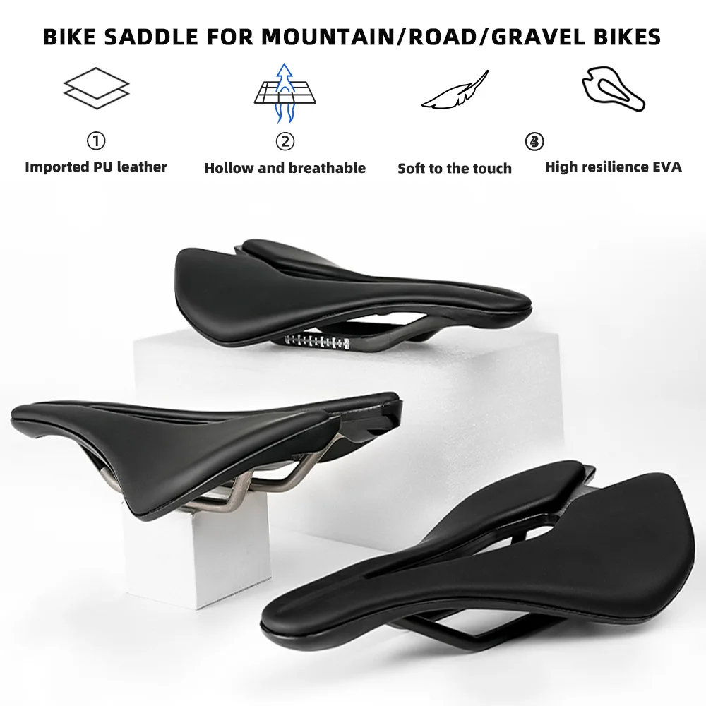 Universal Saddle for Road Bike MTB Carbon Ultralight Seat Cushion Comfortable Breathable PU Waterproof Bike Racing seat ONIRII