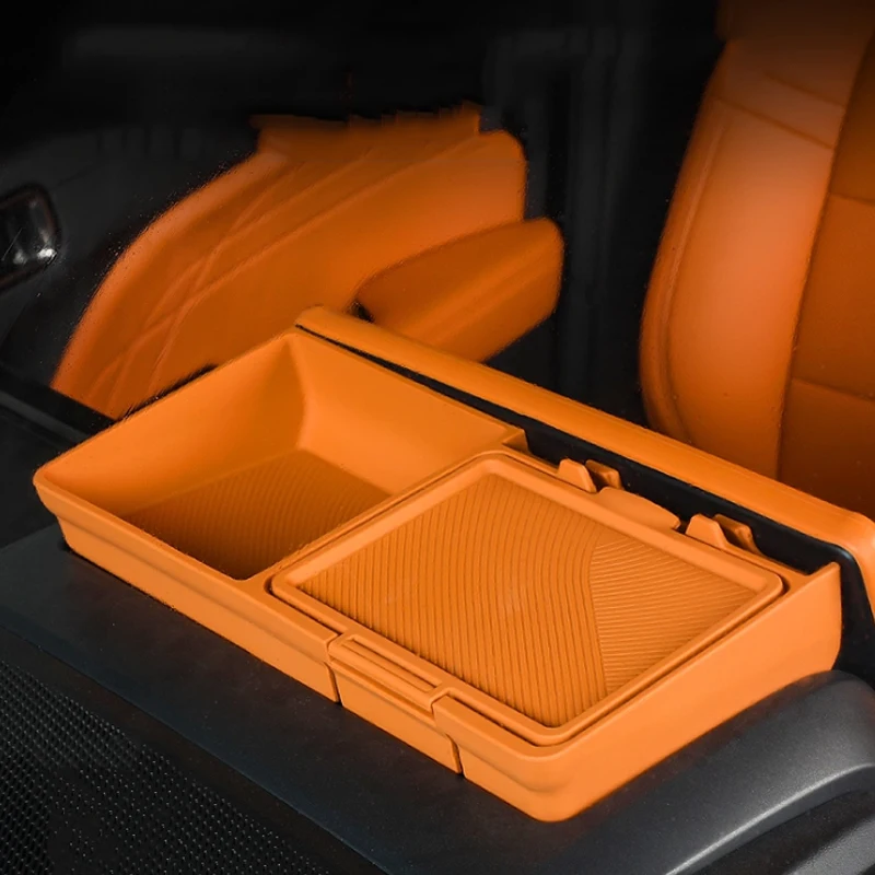 

For Haval Raptor 2025 2026 Silicone Pad Behind Screen Storage Box Center Console Anti Slip Decorative Accessories