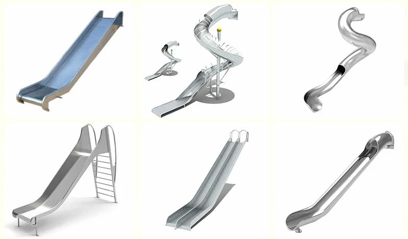 Non-standard stainless steel slide outdoor playground equipment outdoor large and small park scenic spots