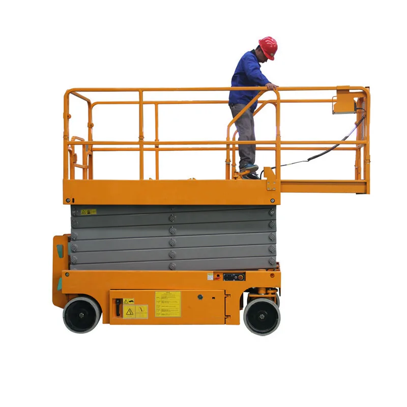 Electric Self Propelled 6m-16m Drivable Lift Aerial Work Platform Scissor Lift Elevator for Construction Maintenance Work