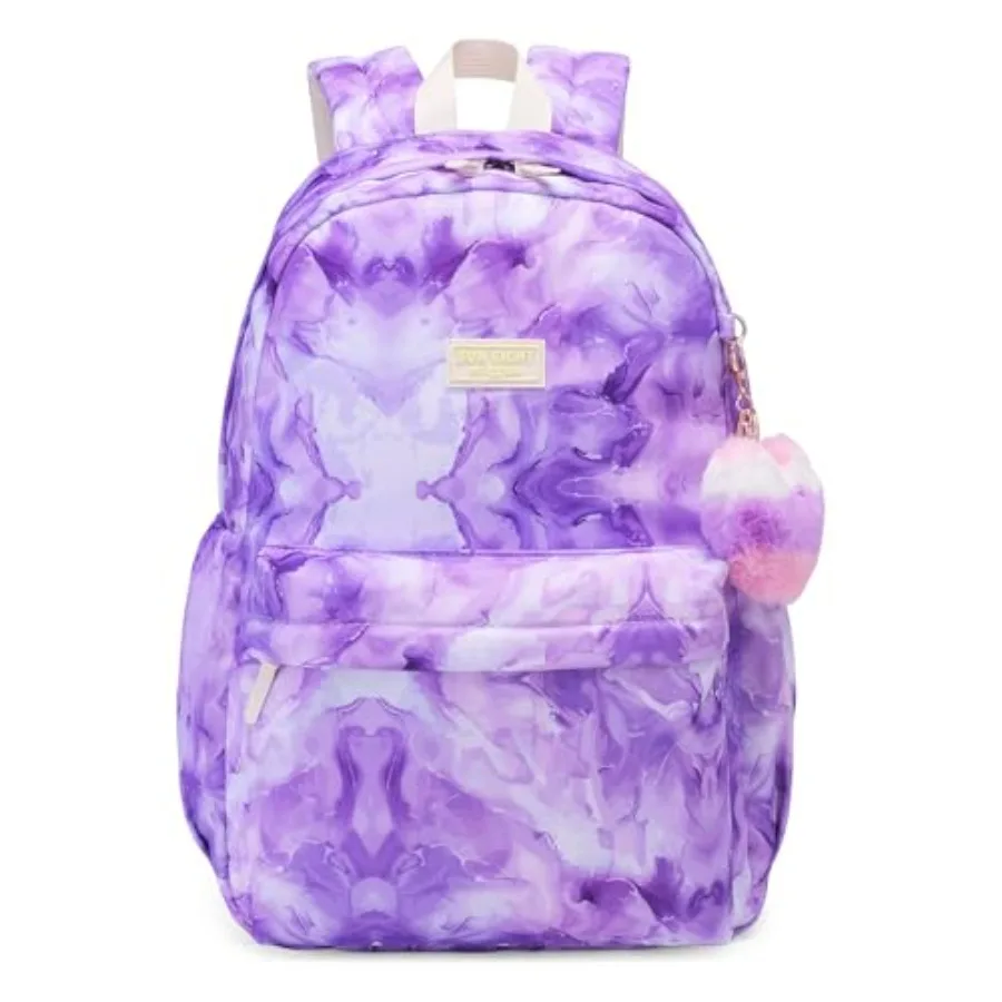 

SUNEIGHT Waterproof School Backpack 30L-Large Lightweight Bookbag for Teens 6-18, Durable Travel Pack with Adjustable Straps Da