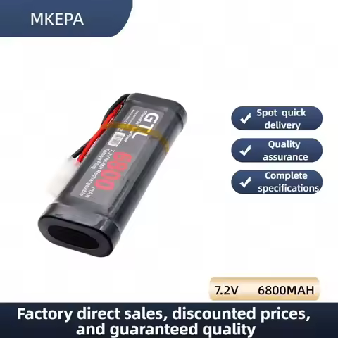 New 7.2V battery 6800mAh NiMH battery pack RC car truck Bugibot tank ni mh Battery gray dinner power supply