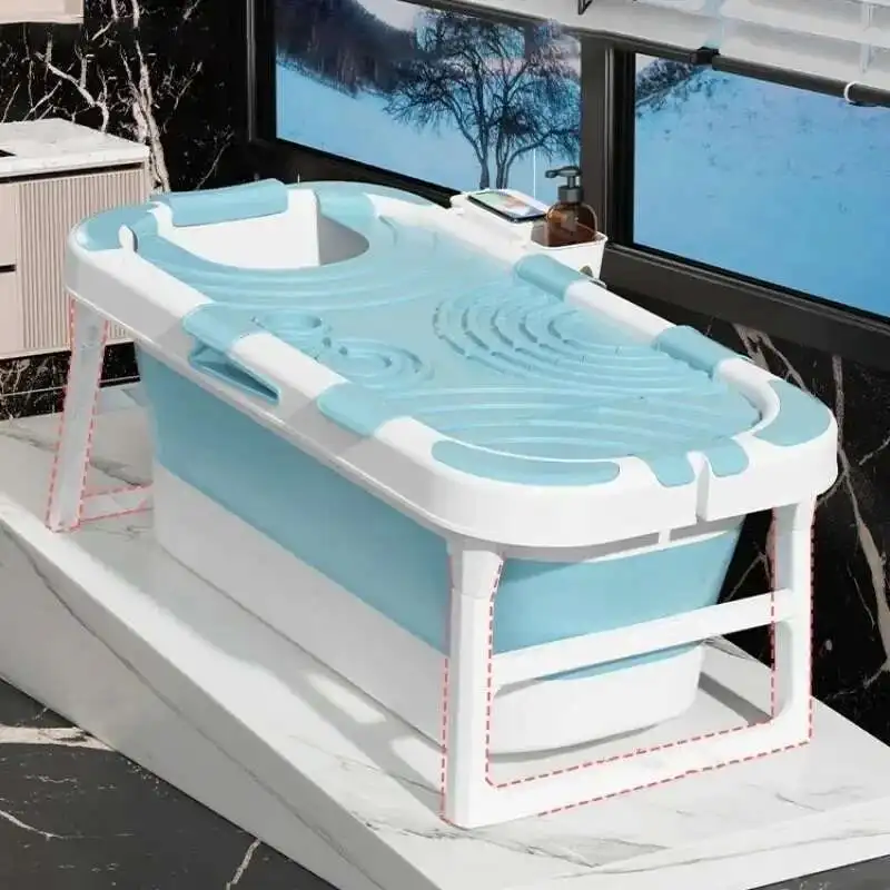 折りたたみポータブル浴槽大人用全身アイスバススパ浴槽大型ベビープール家庭用肥厚バスバケツ