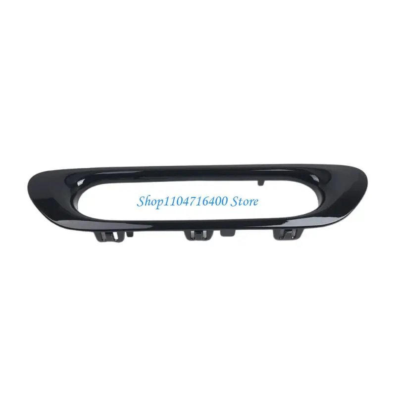 

y1gd Rear Bumper Fog Light Grilles Fog Lamp Eyebrow Cover Trim for for F55/F56/F57 2013-2016 Part Number 51127365737