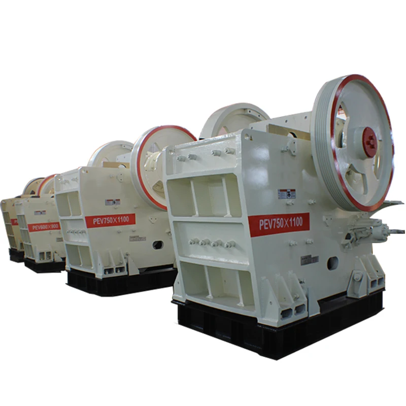 PE Jaw Crusher Large Crushing Ratio Uniform Product Size Shim Discharge Adjustment Reliable Lubrication Easy Maintenance