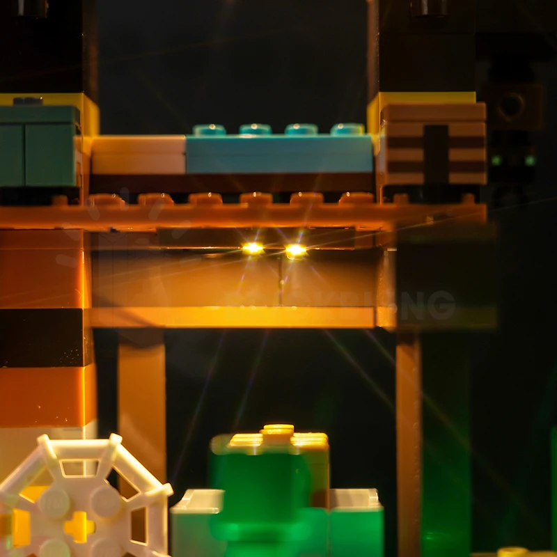 Brick Bling LED Light 21263-set Geschikt voor The Badlands Mineshaft Blocks (alleen verlichtingsaccessoires)