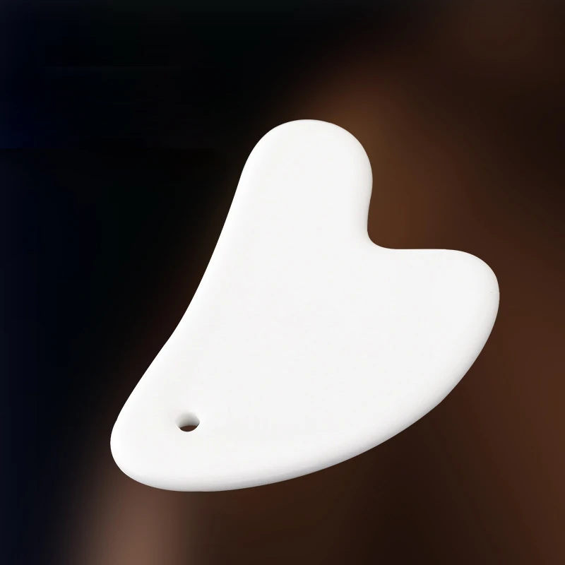 Ceramic scraping board for facial lifting massage device - Skin care SPA body meridian scraping tool