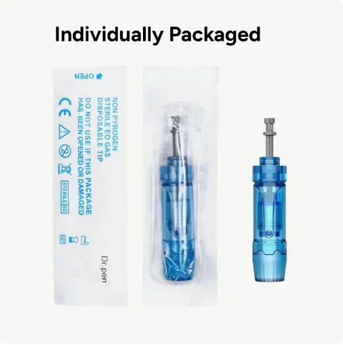 

10-100PCS Professional drpen A8S Bayonet Cartridge Repalcement 12 18 24 36 42 nano Accessories for M8S Tattoo needle