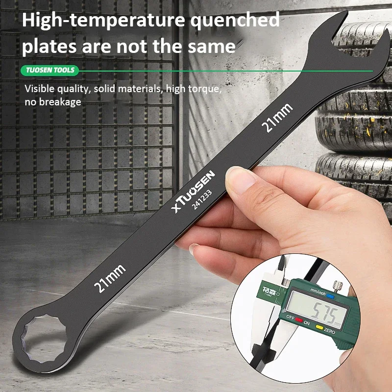 نهاية مفتوحة وجع مجموعة العالمي البرقوق الشدات المفكات ثنائي الغرض 6-15 قطعة مجموعة مفاتيح للدراجات النارية إصلاح السيارات أداة اليد #3