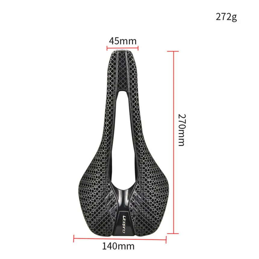 LP Litepro 3D Printed Beehive Structure Wear Resistant Comfortable Honeycomb Cushion Folding Bicycle Hollow Racing Saddle