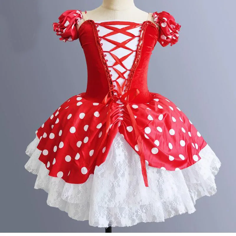 Vestito da balletto romantico di colore rosa per bambini ragazza costumi Jazz bambini Swan Lake Ballerina Dress Sweet paillettes Dance TUTU Balle